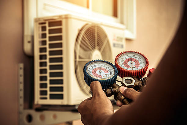 Professional Hvac technician working in Claridge, PA